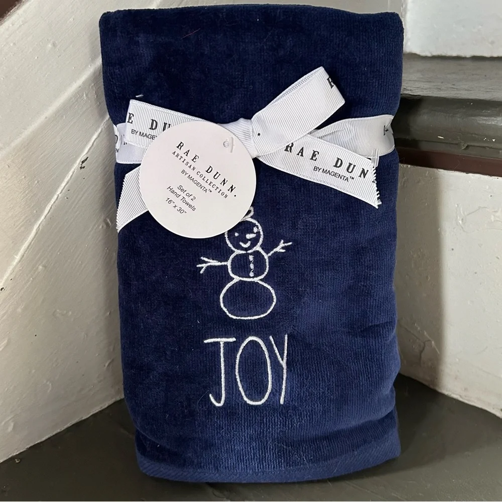 Rae Dunn JOY Hand Towels